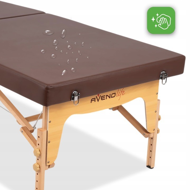 Table de massage thaïlandaise pliable pour thérapie manuelle, en bois, Niro, 80 cm
