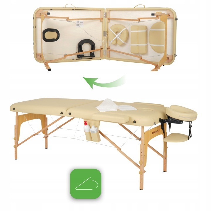 TABLE DE MASSAGE PLIABLE ET PORTABLE SOFIA 70 CM POUR LIT HABYS