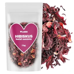 Thé d'hibiscus, fleurs d'hibiscus séchées 1000 g