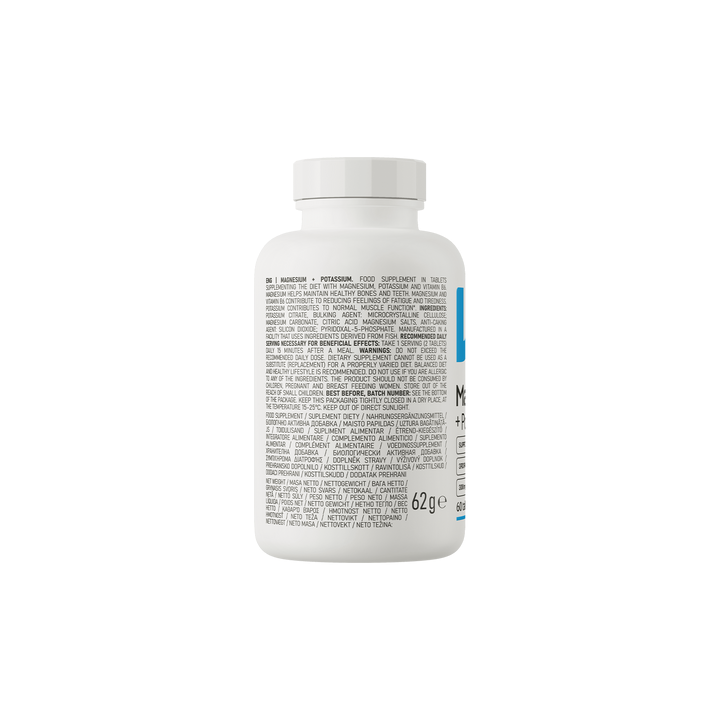 Magnésium + Potassium 60 comprimés
