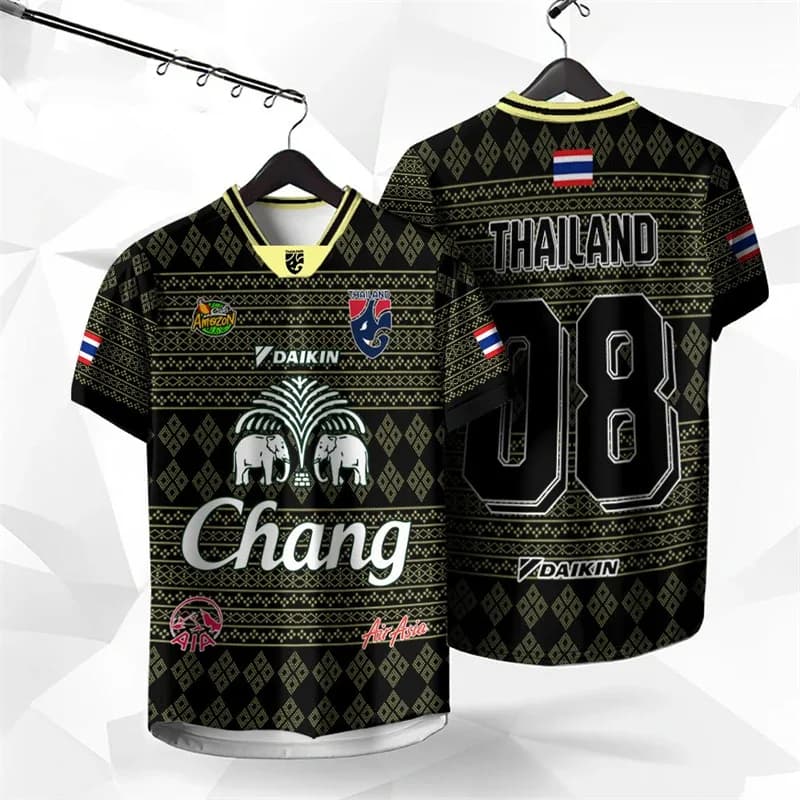 T-shirt manches courtes homme et femme, haut de rue, de haute qualité, avec éléphant Chang en 3D imprimé en 3D, nouvelle collection été