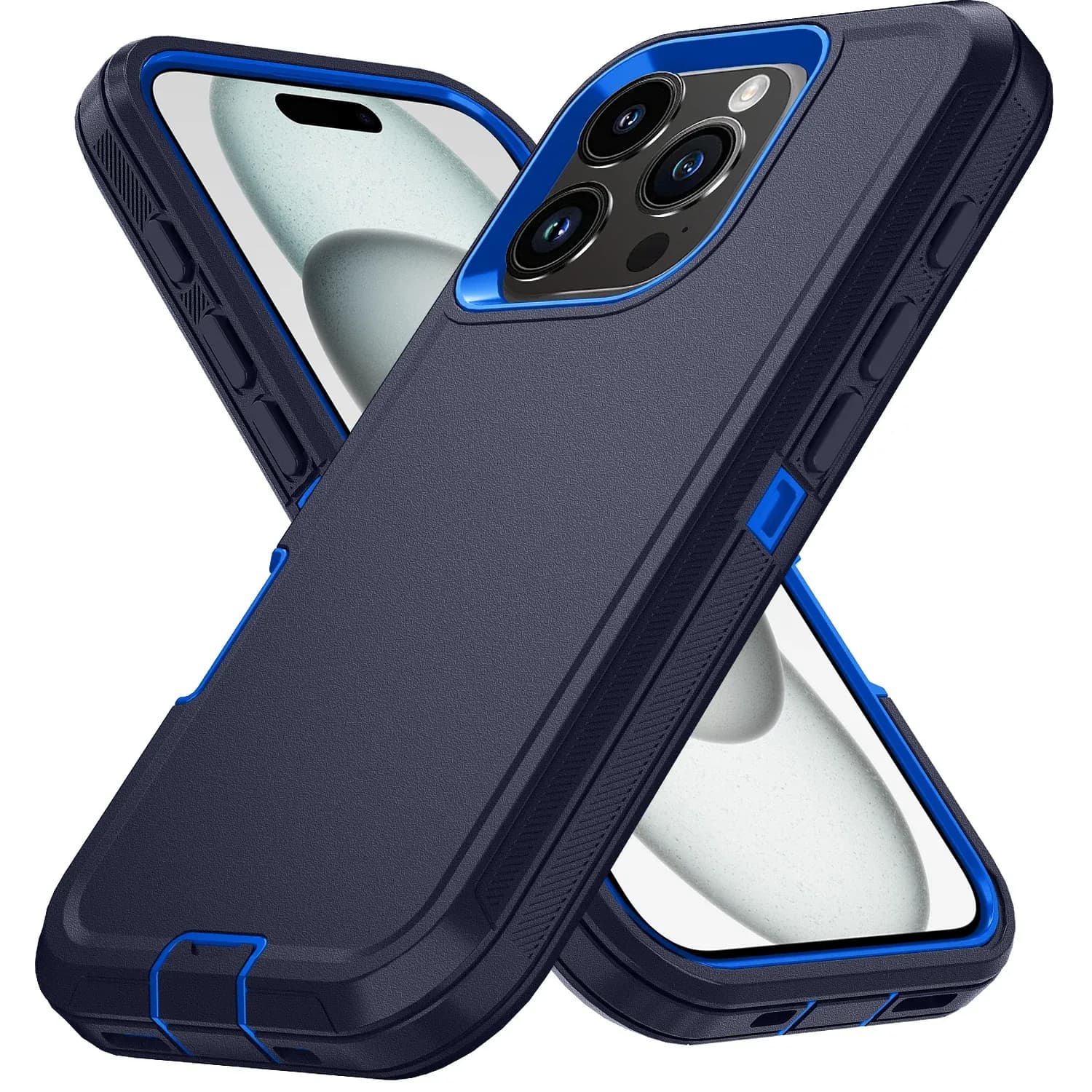 Coque blindée antichoc et Anti-poussière pour iphone 11 12 13 Pro Max 14 15 16 Plus, housse de protection robuste anti-rayures pour iphone 13mini