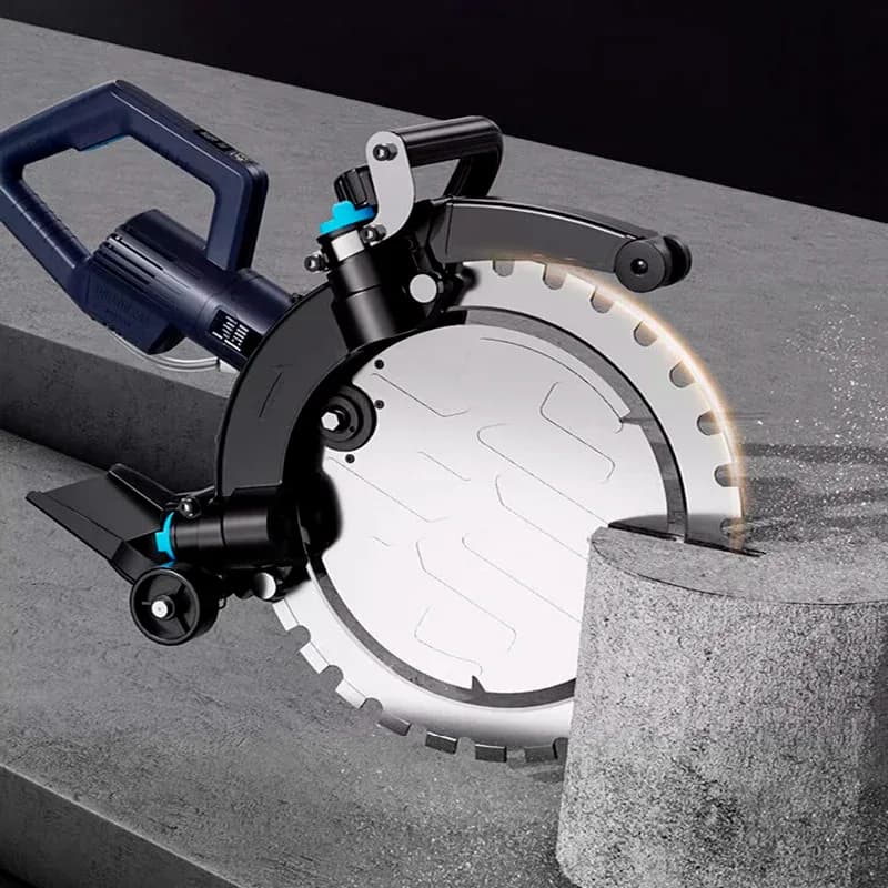 Scie à anneau électrique haute puissance, machine de découpe de mur en béton, machine de découpe de pierre multifonctionnelle, 4500W gisam scie circulaire outils de jardinage tronconneuse a batterie