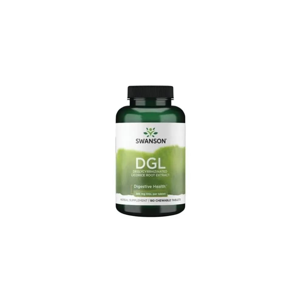Swanson DGL Root Extract 385mg 180 comprimés à croquer