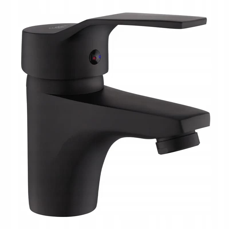 Mitigeur de lavabo bas pour vasque à poser Ula noir