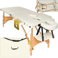 Table de massage 2 zones table de massage pliante bois, table esthéticienne Table de massage 2 zones table de massage pliante bois, table esthéticienne