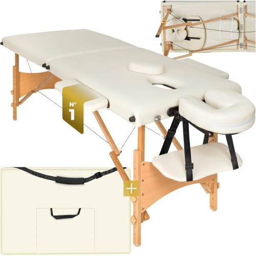 Table de massage 2 zones table de massage pliante bois, table esthéticienne Table de massage 2 zones table de massage pliante bois, table esthéticienne