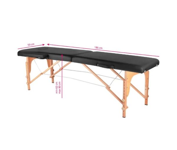 Table de massage pliante en bois Basica