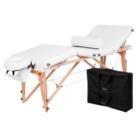 Table de massage pliante multizones bois