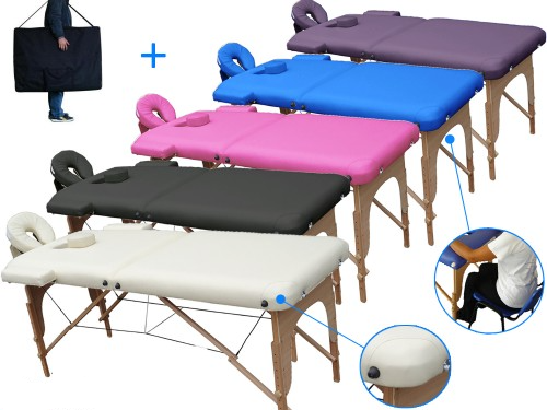 Table de massage bois pliante légère 12.8 kilos