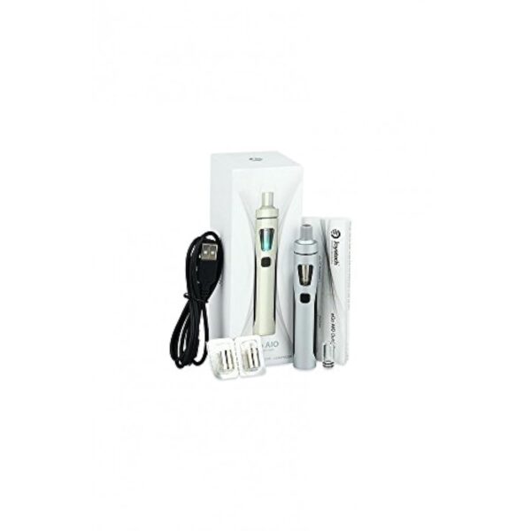 AUTHENTIQUE JOYETECH EGO AIO E-Cigarette Starter Kit 1500 mAh Batterie E-Cigarette (ARGENT) par Vaporcombo – Image 3