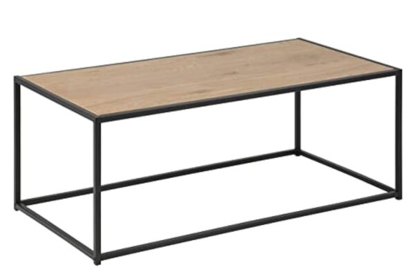 Amazon Basics Rectangulaire Martin Table Basse, Finition chêne, 60 x 120 x 45 cm ((Anciennement marque Movian))