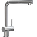 CECIPA X207S Mitigeur Cuisine avec Douchette Extractible, Robinet Cuisine Douchette Extensible, Mitigeur Evier 2 Jets, Robinetterie de Cuisine Rotatif à 360°, Robinet Evier Tete en Acier Inox