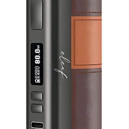 Cigarette Électronique Kit Eleaf iStick Power Mono Batterie Box Mod 80W Sans Nicotine Vape Sans E-liquide Batterie 3500mAh intégrée, Pour GTL Pod Tank/GTL Coil Vaping Orange Brun
