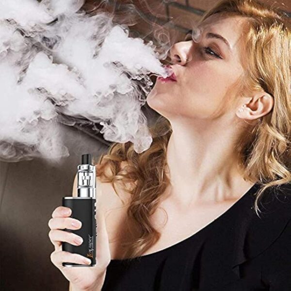 Cigarette Electronique Kit Complet, Lovaper 60W avec Box Mods Batterie 2200mAh & Vape avec Résistance 0,5ohm, Top Fill Atomiseur 2ml, E cigarette sans Nicotine ni Tabac – Image 8