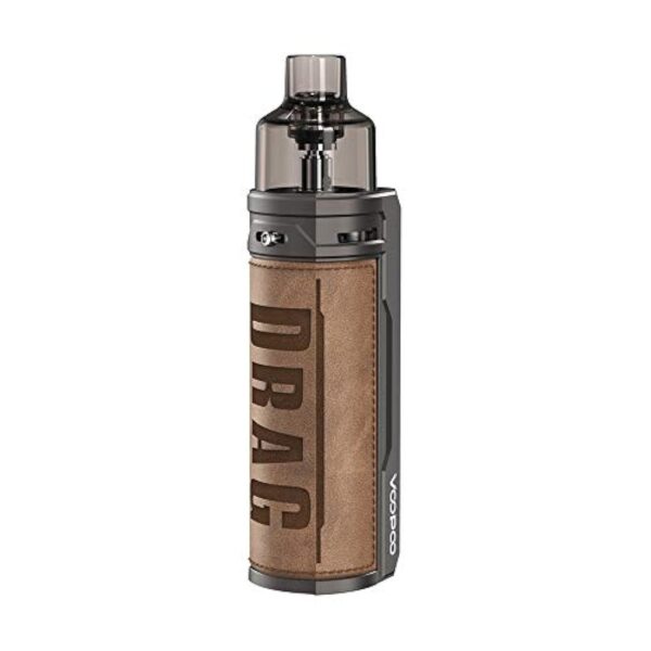 Cigarettes électroniques VOOPOO DRAG S 60W Kit de pod VW Batterie 2500mAh intégrée Compatible avec toutes les bobines PnP sans nicotine (Retro) – Image 2