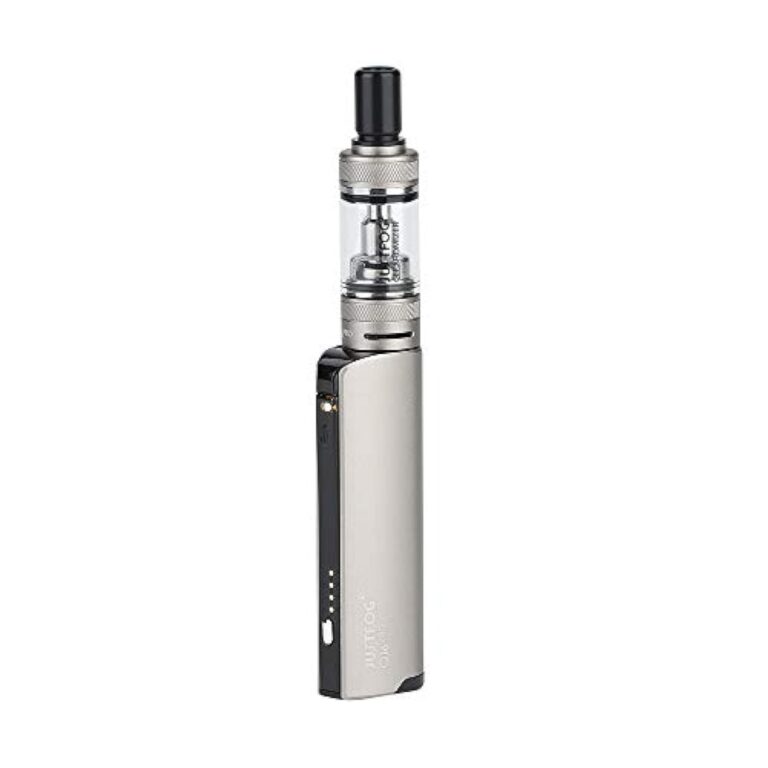 Cigarettes électroniques Kit de démarrage JUSTFOG Q16 Pro 900mAh sans nicotine (Argent) – Image 2
