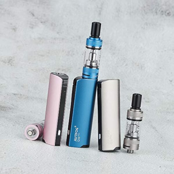 Cigarettes électroniques Kit de démarrage JUSTFOG Q16 Pro 900mAh sans nicotine (Argent) – Image 3