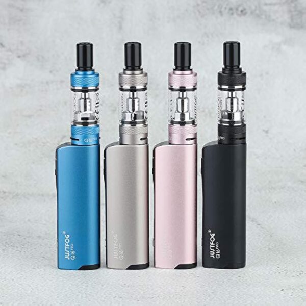 Cigarettes électroniques Kit de démarrage JUSTFOG Q16 Pro 900mAh sans nicotine (Argent) – Image 5