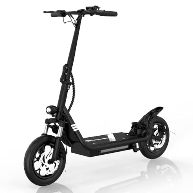 EVERCROSS ES2 Électrique Scooter, Scooter Adultes avec 36V,10.4Ah Batterie, Pliable Léger pour Pneus Pneumatiques de 12" avec Adulte Panier