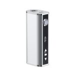 Eleaf Cigarette Électronique TC Batterie iStick TC 40W Box Mod 2600mAh, 40W Vaporizer Electronic Cigarette Vape Support, Sans Tabac Ni Nicotine Silver