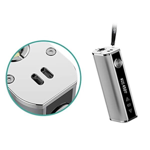 Eleaf Cigarette Électronique TC Batterie iStick TC 40W Box Mod 2600mAh, 40W Vaporizer Electronic Cigarette Vape Support, Sans Tabac Ni Nicotine Silver – Image 5