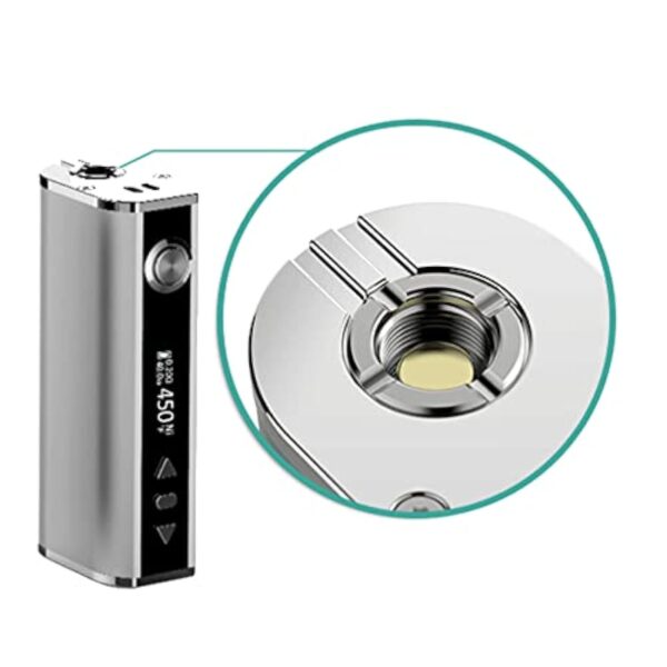 Eleaf Cigarette Électronique TC Batterie iStick TC 40W Box Mod 2600mAh, 40W Vaporizer Electronic Cigarette Vape Support, Sans Tabac Ni Nicotine Silver – Image 6