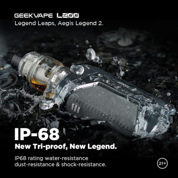 GEEKVAPE Aegis Legend 2 Kit - GEEKVAPE L200 Box Mod 200W + Z Sub Ohm 2021 Réservoir 5.5ml (Z0.2 + Z0.25 Coil) - Sans nicotine – Image 7