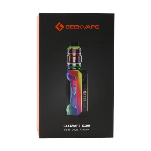 GEEKVAPE S100 Aegis Solo 2 Kit 100W BOX MOD Vape with Z Subohm 2021 Tank 5.5ml Z Coil Vaporizer Electronic Cigarette – Image 6