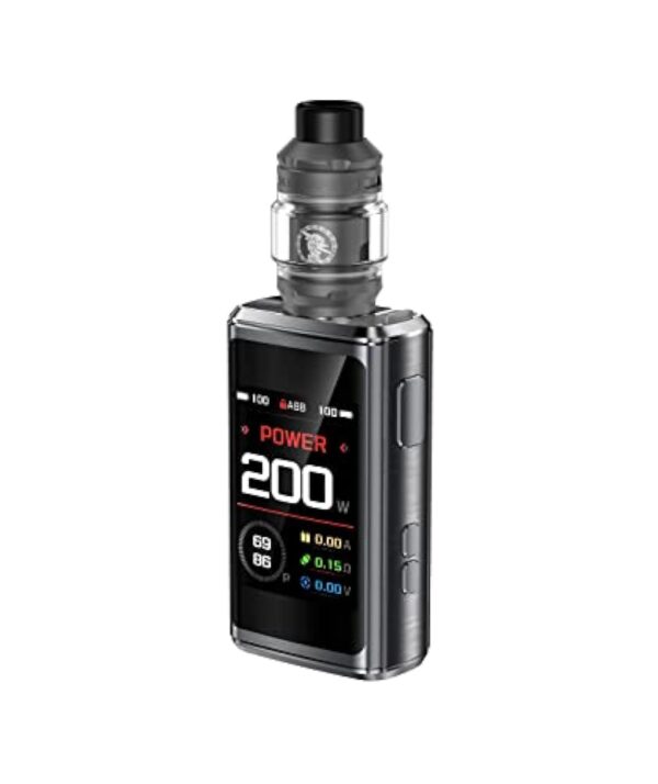 GEEKVAPE Z200 Vape Kit - Z200 Box Mod 200W + GEEKVAPE Z Sub Ohm 2021 Réservoir 5.5ml (Z0.15 XM + Z0.4 Coil) E-Cigarette - Sans Batterie – Image 2