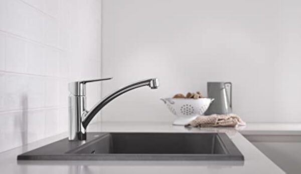 GROHE QUICKFIX Start Robinet de cuisine évier Start, rotation 140°, robinet de cuisine installation et nettoyage facile, chromé, 30530002 (Import Allemagne) – Image 5