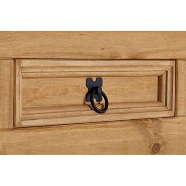 IDIMEX Table Basse Esteban en pin Massif Style Mexicain avec 1 tiroir, Table de Salon en Bois teinté/ciré avec 4 Pieds – Image 10