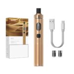 JOYETECH EGO AIO 2 Kit Cigarette Électronique Vape sans Nicotine 0,8ohm BFC bobine 1700mAh USB-C Capacité de 2ml Compatible avec les BF Series Coils Vapoteur sans Tobac Rose d'or