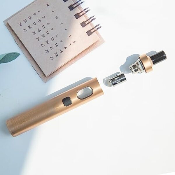 JOYETECH EGO AIO 2 Kit Cigarette Électronique Vape sans Nicotine 0,8ohm BFC bobine 1700mAh USB-C Capacité de 2ml Compatible avec les BF Series Coils Vapoteur sans Tobac Rose d'or – Image 9