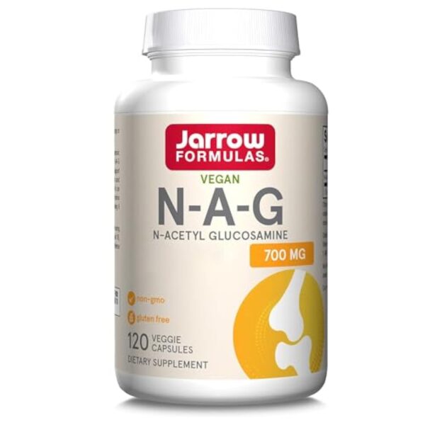 Jarrow Formulas, N-A-G (N-Acétyl-D-Glucosamine), 700mg, 120 Capsules végétaliennes, Testé en Laboratoire, Sans Gluten, Végétarien, Sans OGM – Image 2