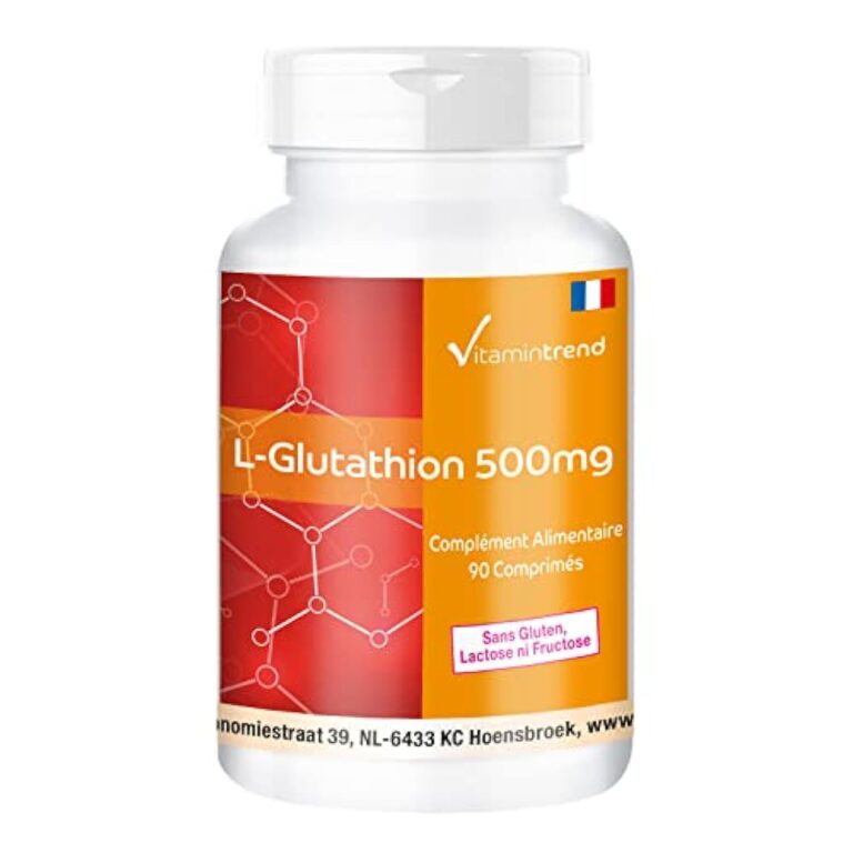L-Glutathion 500mg - Réduit - 90 comprimés - Végan | Vitamintrend®