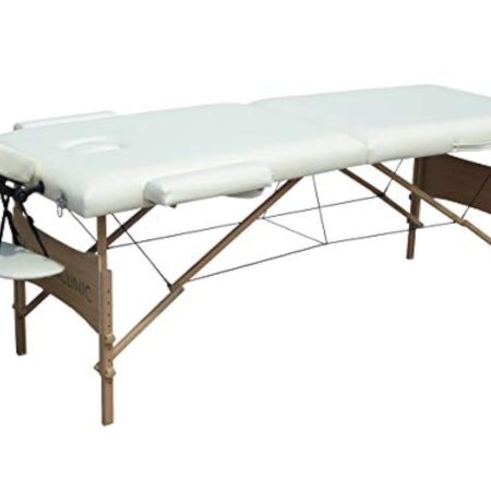 Mobiclinic, Table de masage Pliante, CM-01 Light, 186x60 cm, Lit de Massage, Marque européenne, Appui-tête, Hauteur réglable, Portable, Bois, Massage, Portable, Jusqu'à 250 kg, Crème
