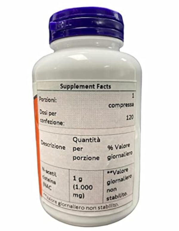 NAC 1000mg Extra Strength 120tab – Image 9