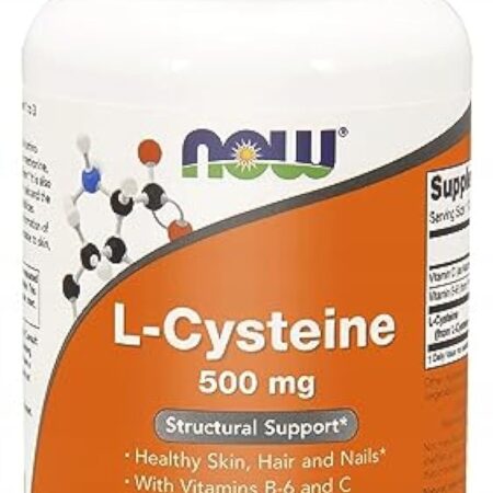 Now 500 mg L-Cystéine 100 Comprimés