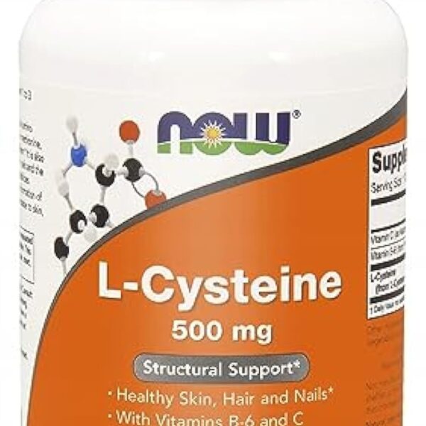Now 500 mg L-Cystéine 100 Comprimés