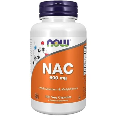 Now Foods, NAC (N-Acétyl Cystéine), 600mg Dépôt de 3 Jours, Complément Alimentaire, 100 Capsules végétaliennes, Testé en Laboratoire, Sans Soja, Sans Gluten, Sans OGM