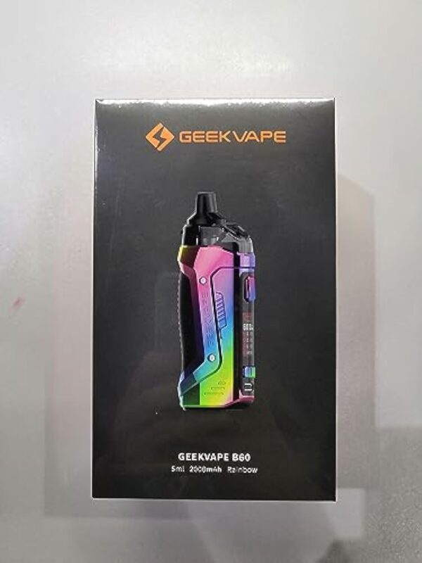 Oaiginal GeekVape B60 Kit Aegis Boost 2 Pod Mod Kit 60W Built in 2000mAh Battery 5ml Cartridge No Nicotine, Compact – Image 5