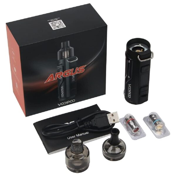 Original Argus Pod Mod Kit batterie intégrée 40W 1500mAh avec 4.5 ml PnP et 2 ml PnP MTL Pod Compatible bobines PnP - Sans nicotine – Image 7