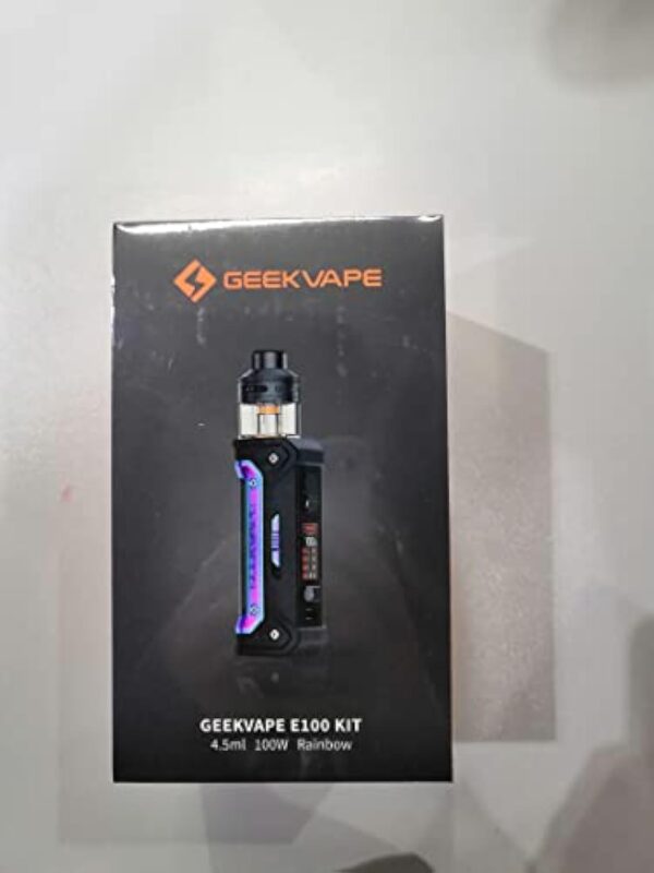 Original GeekVape E100 Aegis Eteno Kit 100W Box Mod 4.5ml Pod Cartridge Fit P Series Coil No Battery No Nicotine – Image 15