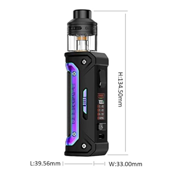 Original GeekVape E100 Aegis Eteno Kit 100W Box Mod 4.5ml Pod Cartridge Fit P Series Coil No Battery No Nicotine – Image 4