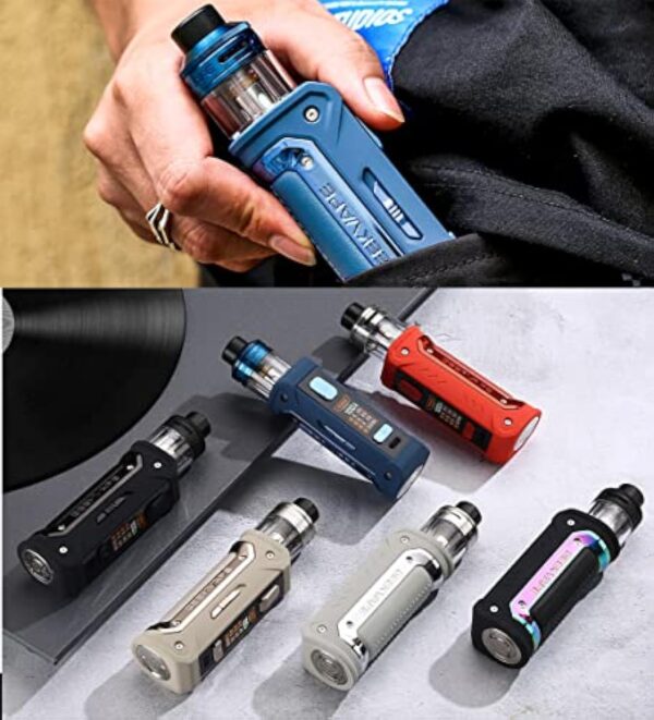 Original GeekVape E100 Aegis Eteno Kit 100W Box Mod 4.5ml Pod Cartridge Fit P Series Coil No Battery No Nicotine – Image 9