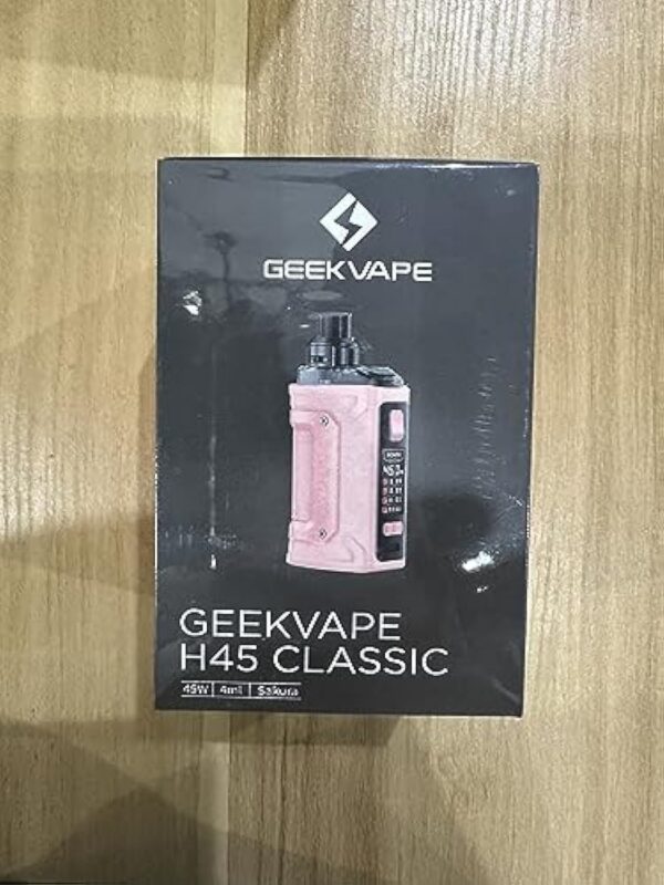 Original Geekvape H45 Classic kit [AEGIS HERO 3 Pod Kit ]Batterie intégrée 1400mah 45W Pod Fit B Series Coil Electronic Cigarette Vaporizer No Nicotine – Image 14