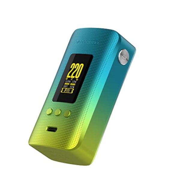 Original Vaporesso GEN 200 Mod | 220W Box Mod Electronic Cigarette Vaporizer Support 18650 Battery Sans nicotine ni tabac (Aurora Green) – Image 3