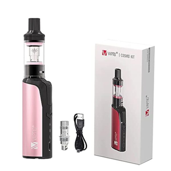 Original Vaptio COSMO Vape Pen KIT 30W 0,7ohm/1,6ohm Bobines Duals Cosmo Cigarette électronique kit complet sans e liquide sans nicotine