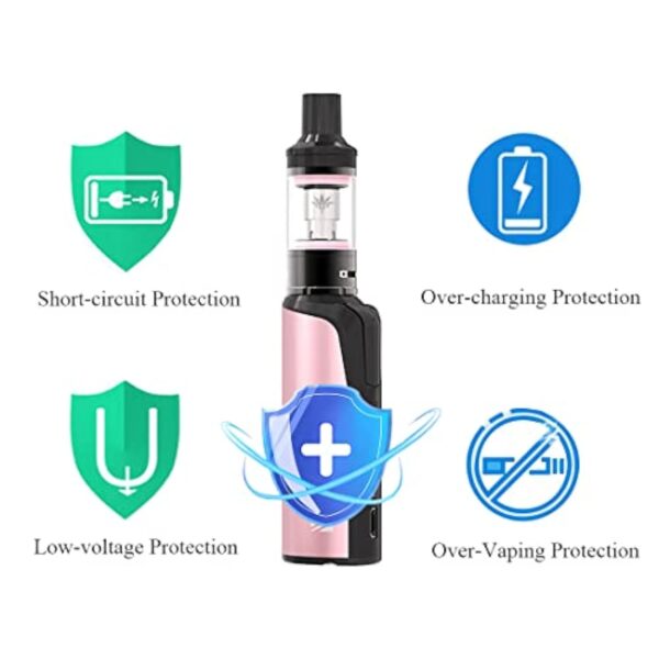 Original Vaptio COSMO Vape Pen KIT 30W 0,7ohm/1,6ohm Bobines Duals Cosmo Cigarette électronique kit complet sans e liquide sans nicotine – Image 5